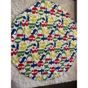 Vintage Herman miller Alexander Girard Style/Attributed Fabric Tablecloth READ